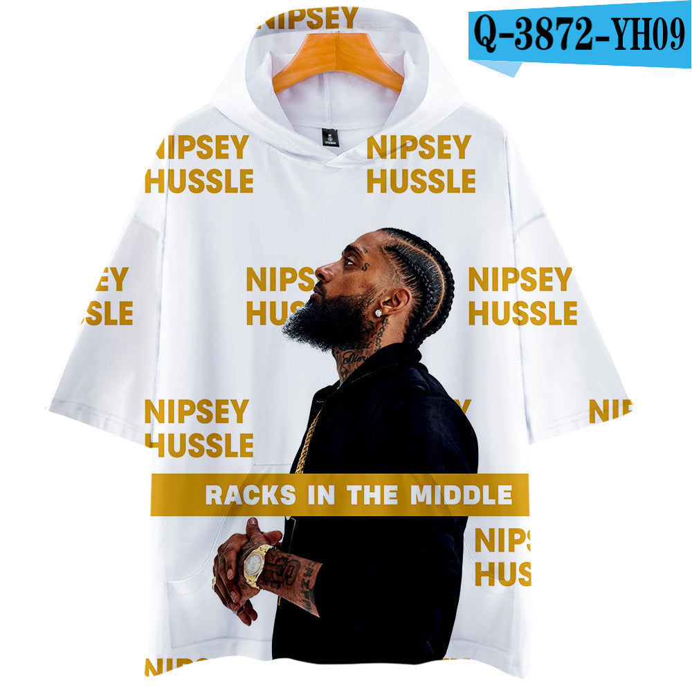 Nipsey Hussle T Shirts 3D Printed Hood T-shirt