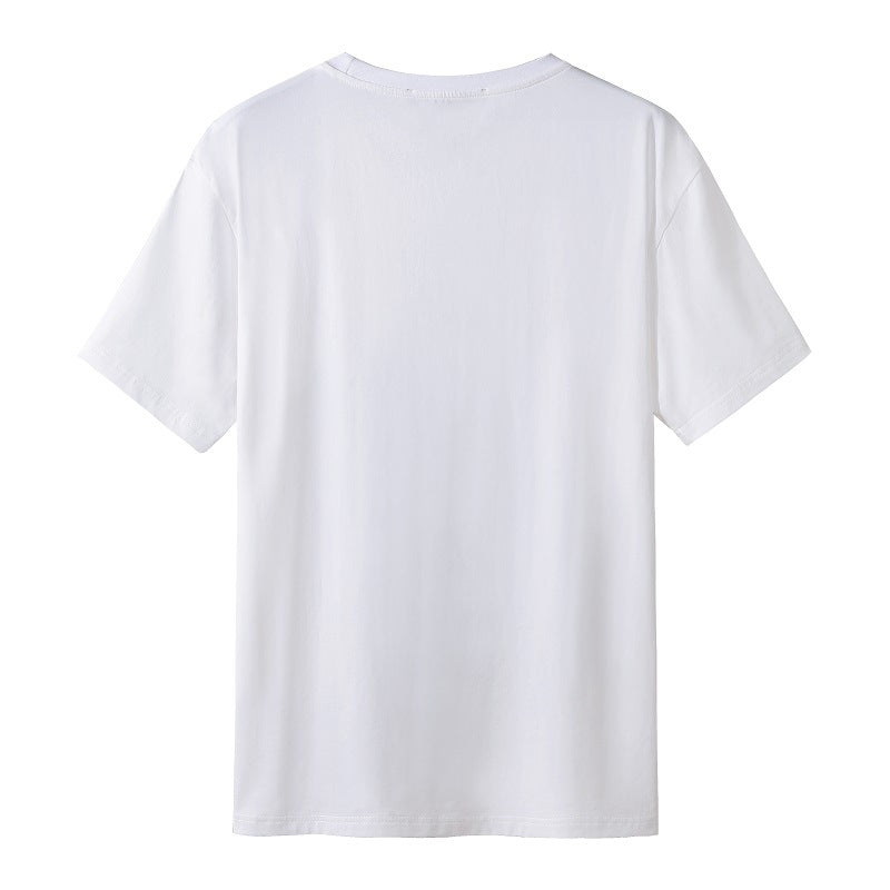 Amiri T Shirt Printed Casual Hip Hop round Neck Short Sleeve T-shirt
