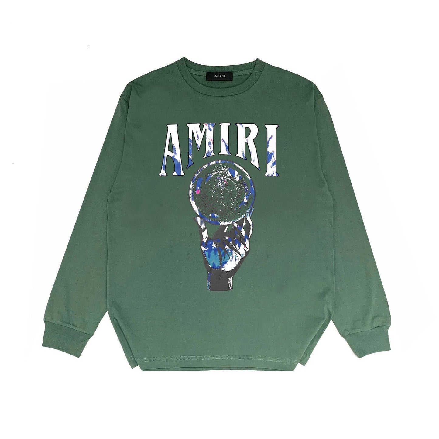 Amiri Long-Sleeve Shirt Personality Printing Stylish Casual