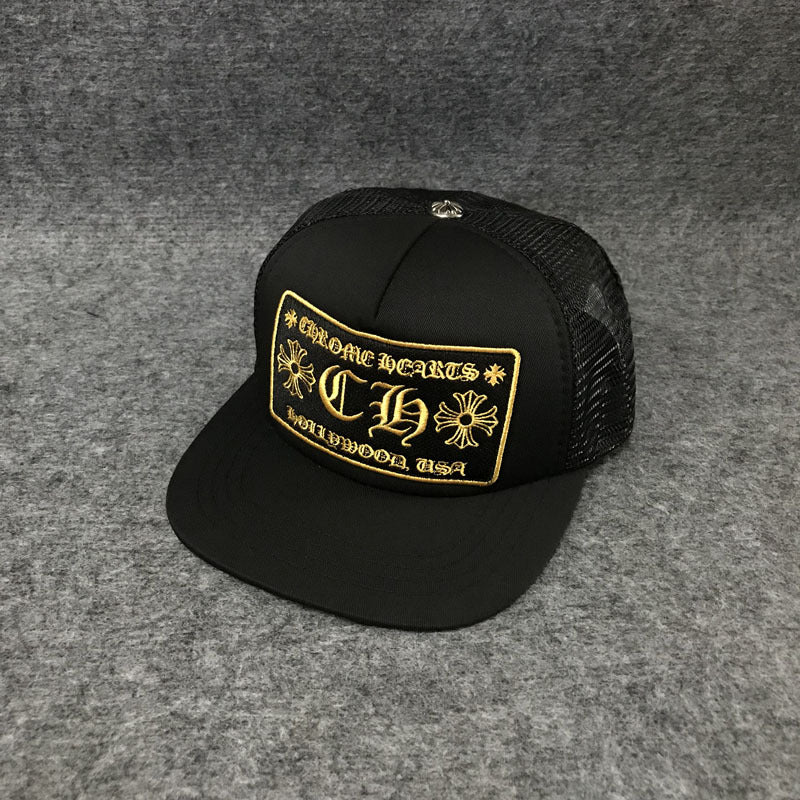 Chh Chrome Heart Hat CHH Chrome Hearts Fashion Hip Hop Baseball Flat Brim Cap