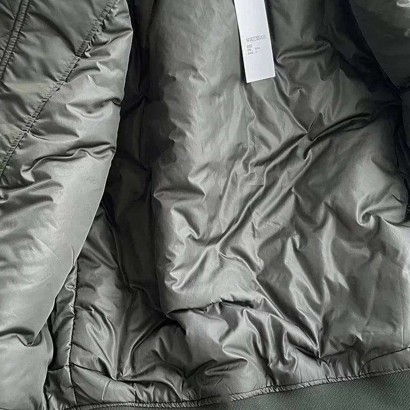 Women Cotton Coat Couple's Stand Collar Jacket Casual Baseball Uniform