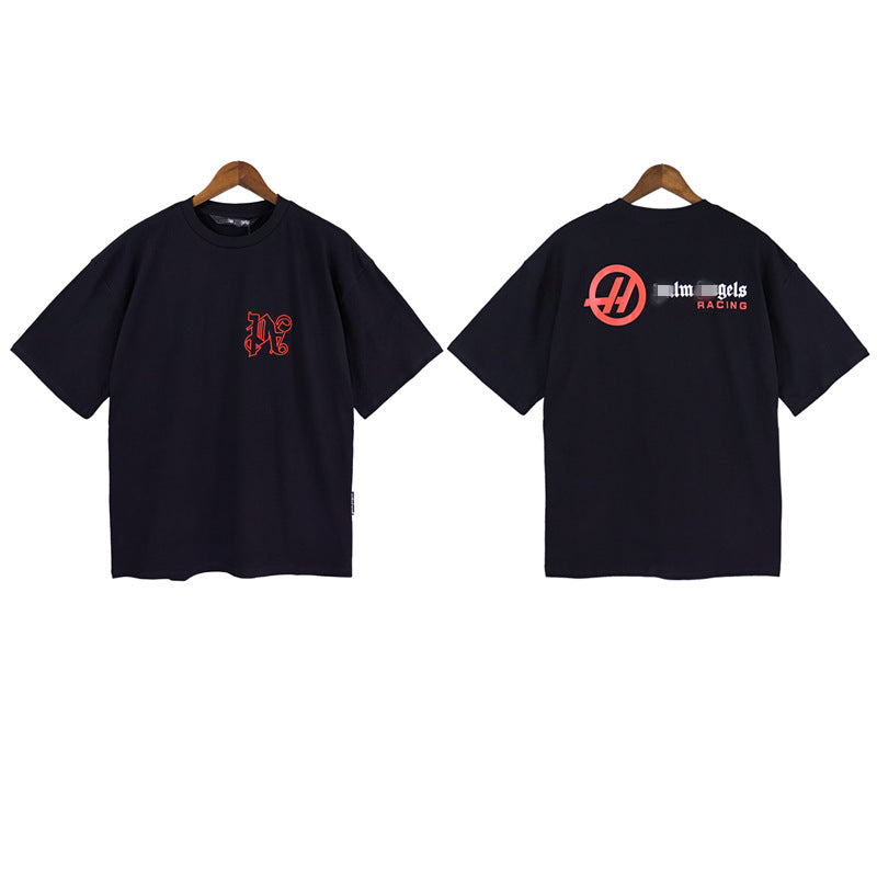 Palm Angle T Shirts Red Small Logo Half Sleeve Shirt