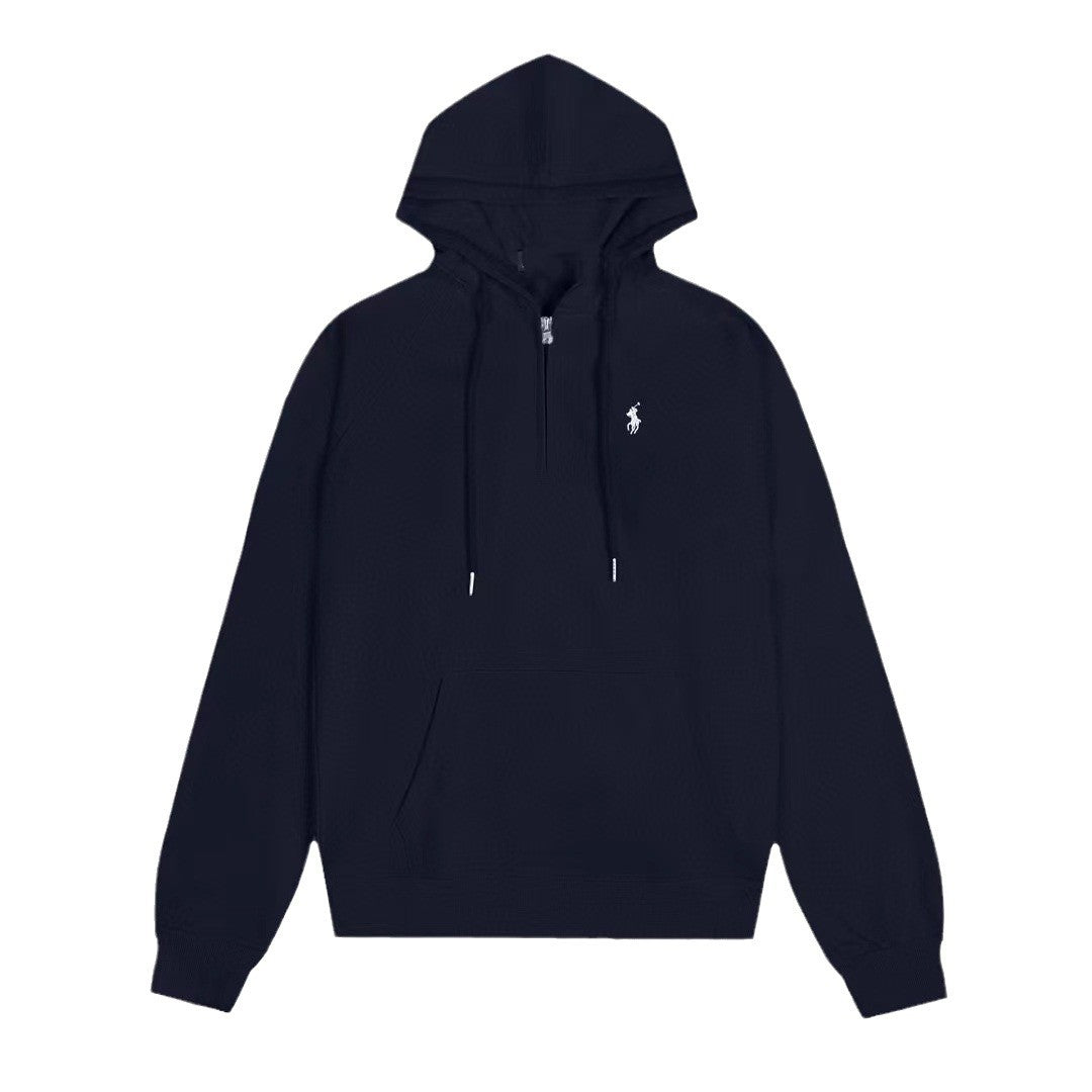 Ralph Lauren Coat RL Embroidered LOGO Half Zip Hooded Jacket