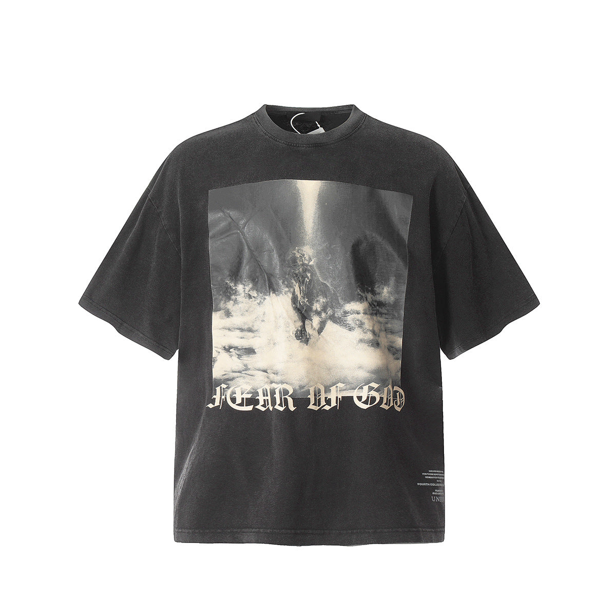Unisex T-Shirts FOG Cotton Loose Trend T-Shirts