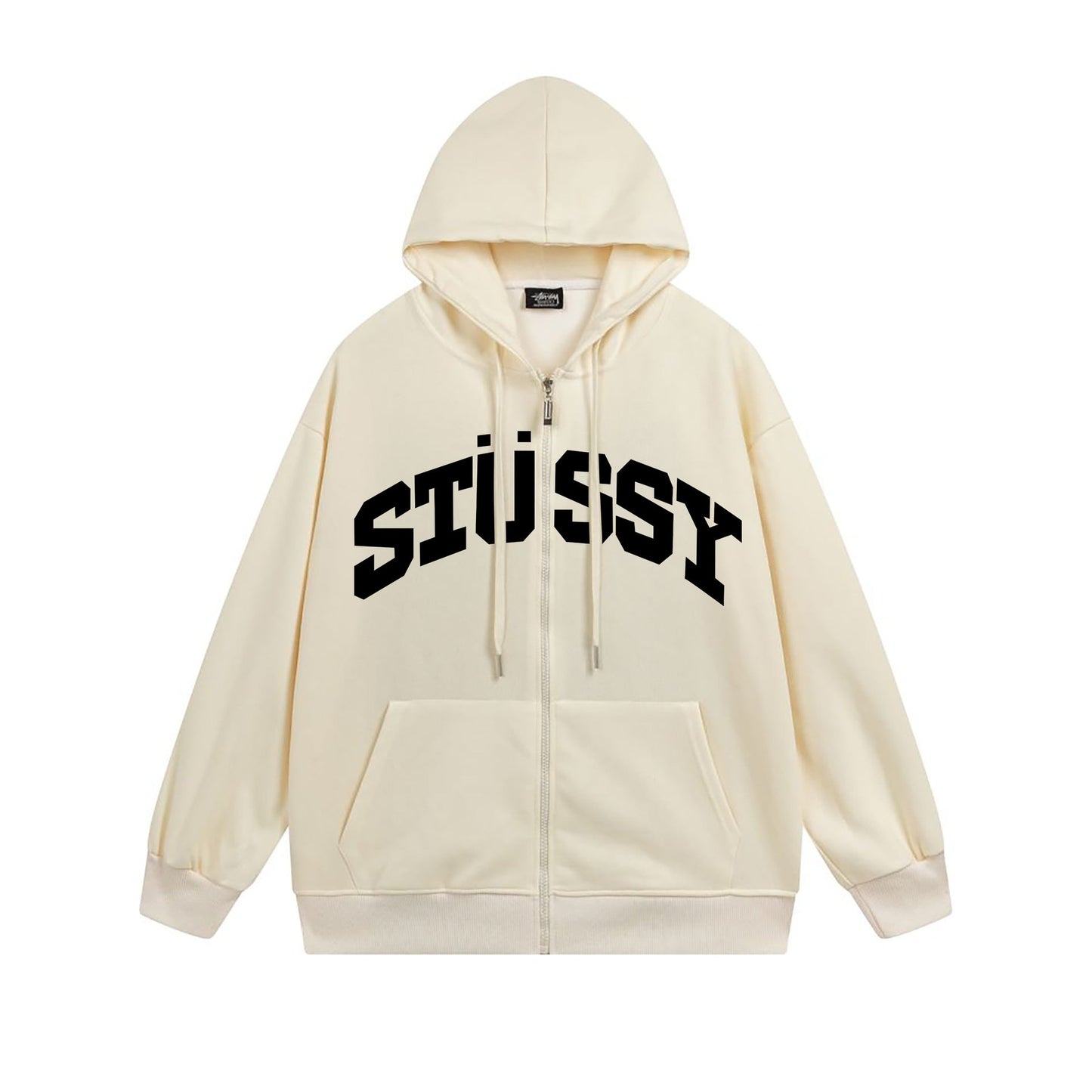Stussy Hoodie Zip Cardigan Hooded Sweater
