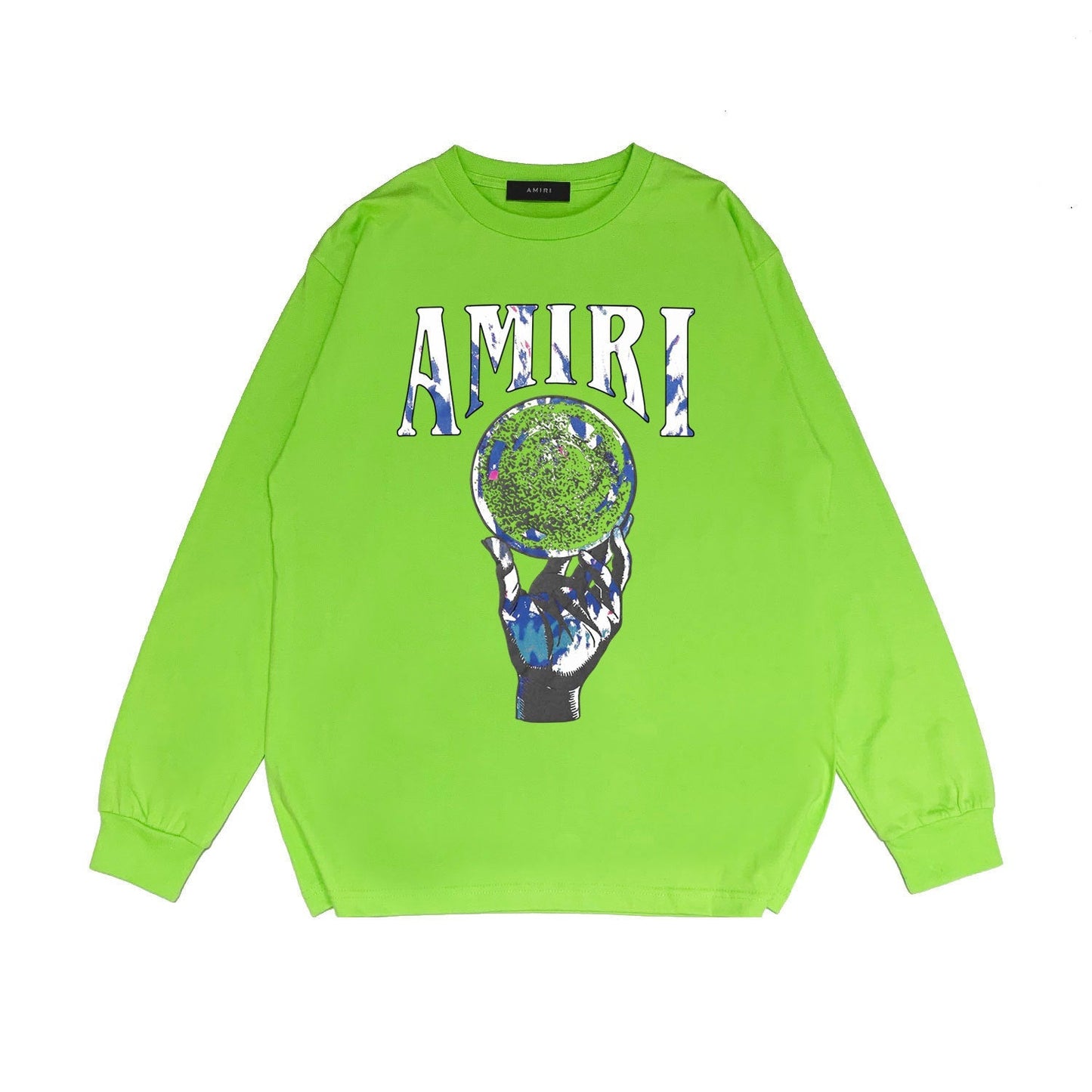 Amiri Long-Sleeve Shirt Personality Printing Stylish Casual