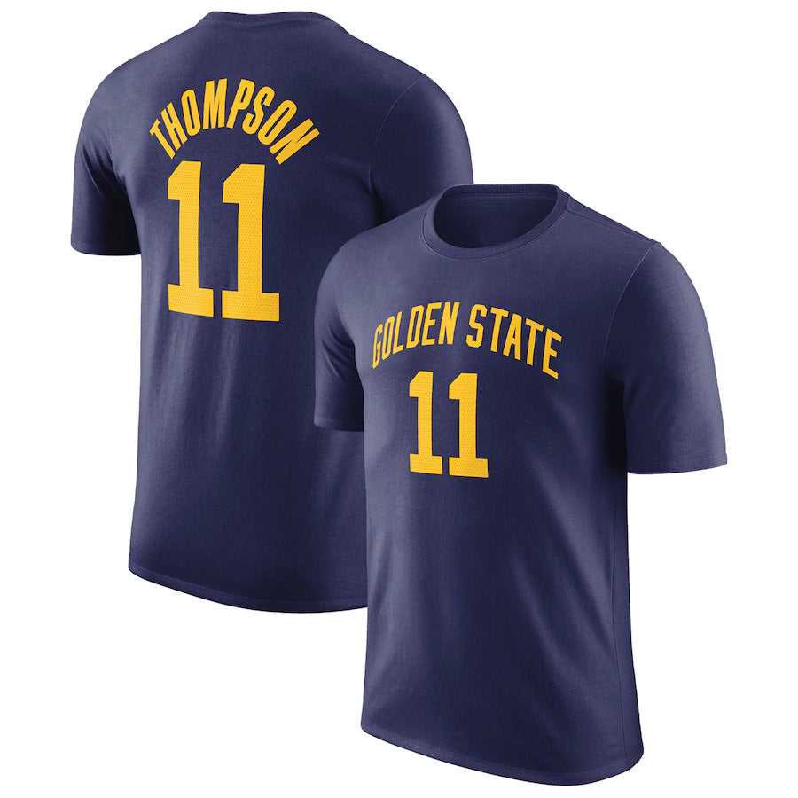 NBA T-Shirts NBAT Shirt Warriors Curry Thomson Green Basketball Jacket Short Sleeve