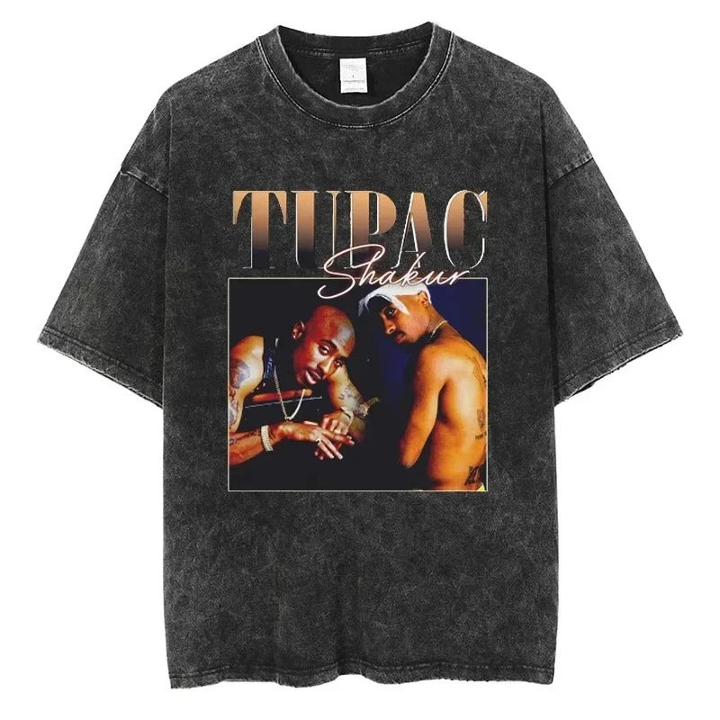 T-shirts Quality Cotton Vintage T shirt Y2K Haraju