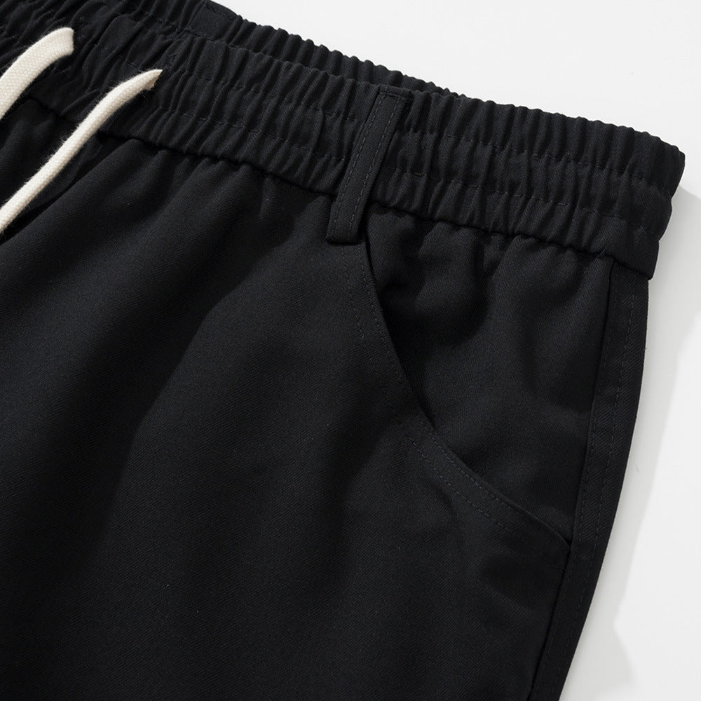 Men Sweatpants Cargo Pants Men's Multi-Pocket Wide Leg Trousers Casual Sports Slit Straight-Leg Pants