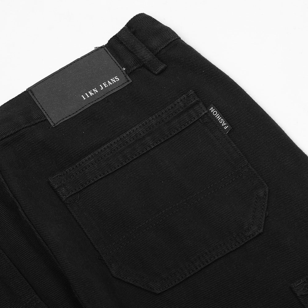 Men Jeans Personal Leisure Multi-Pocket Workwear