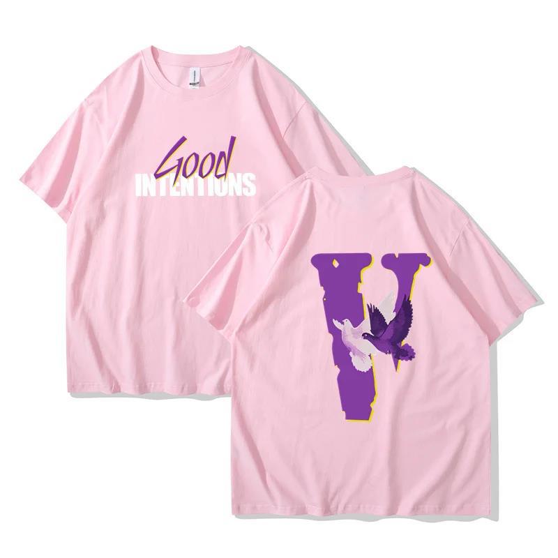 Summer Retro Cotton Vlone Brand Printed Quality Women