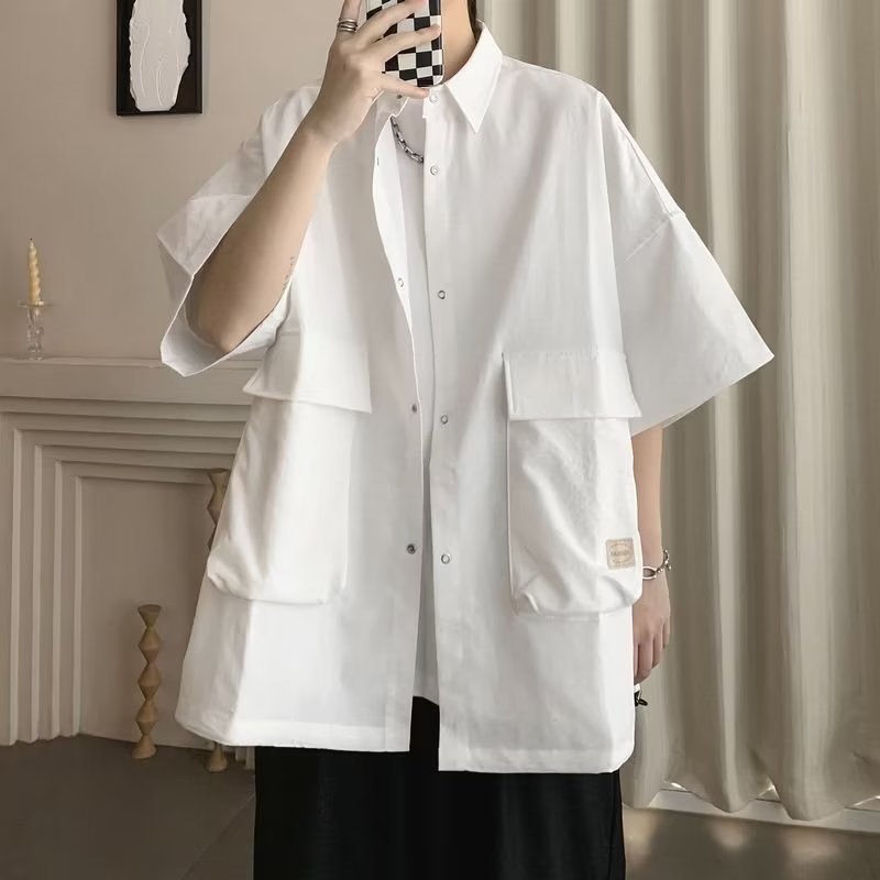 Men Shirts Summer Casual Jacket