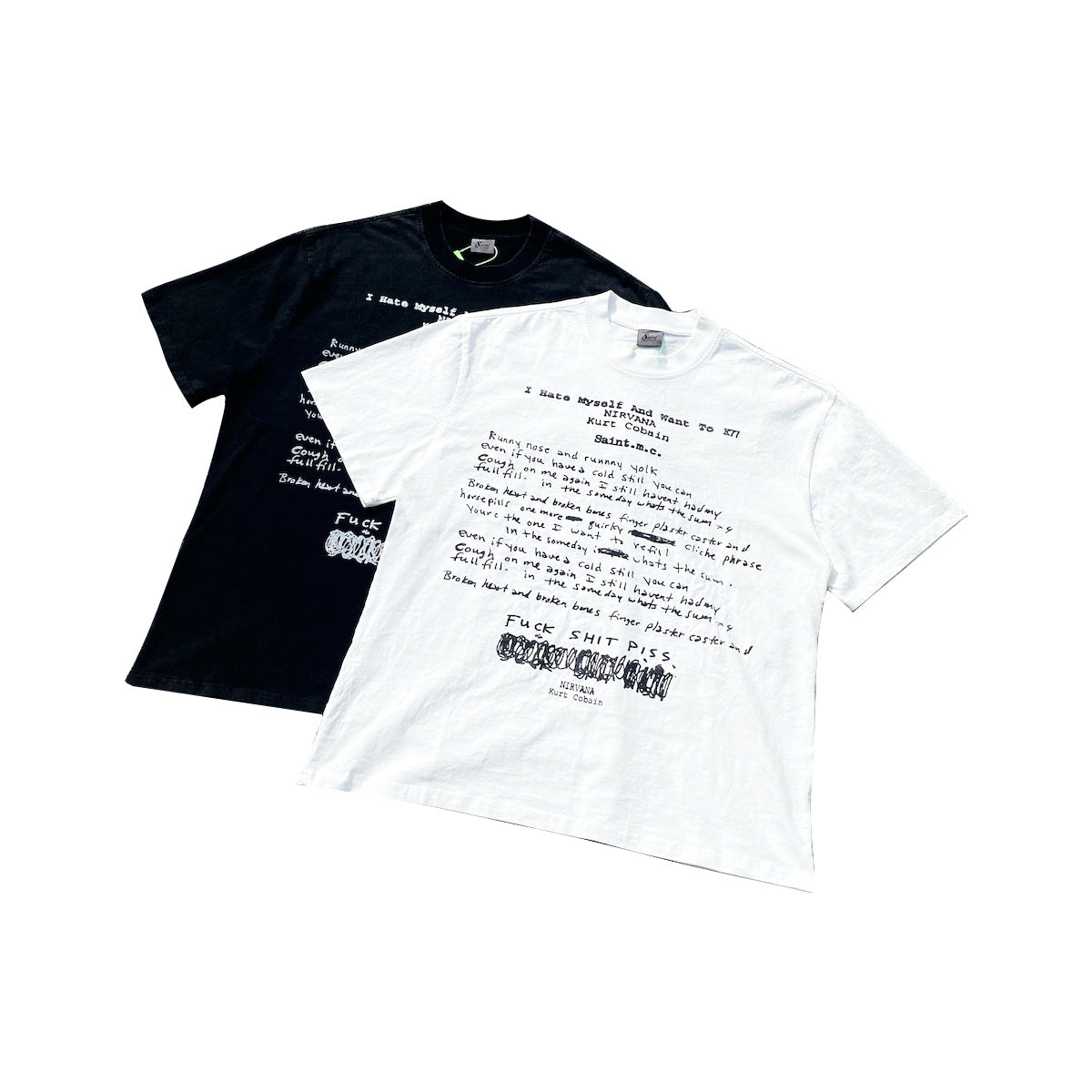 Unisex T-Shirts Nirvana Band Vintage Loose T-Shirt