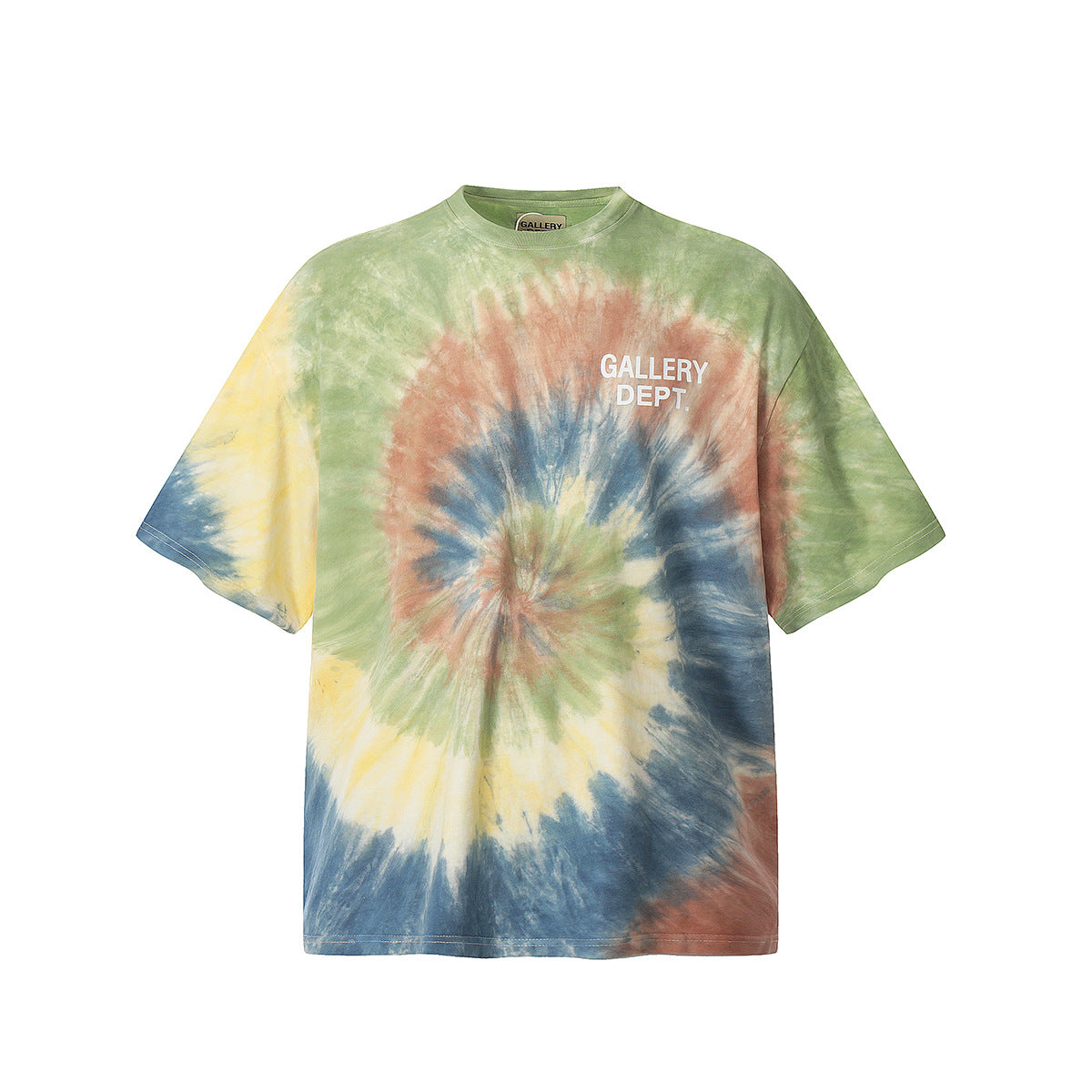 Unisex T-Shirts GALLERY DEPT Tie-dye Painted Loose Short Sleeves