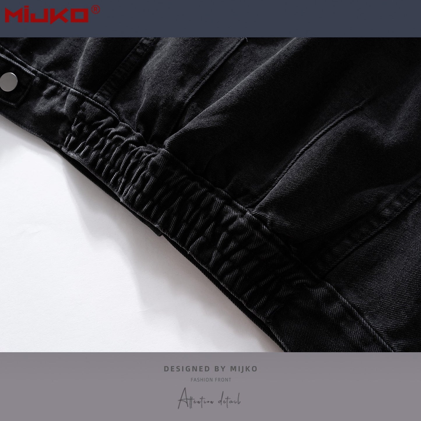 MIJKO Mens Jacket Multi Pocket Loose Jacket Unisex