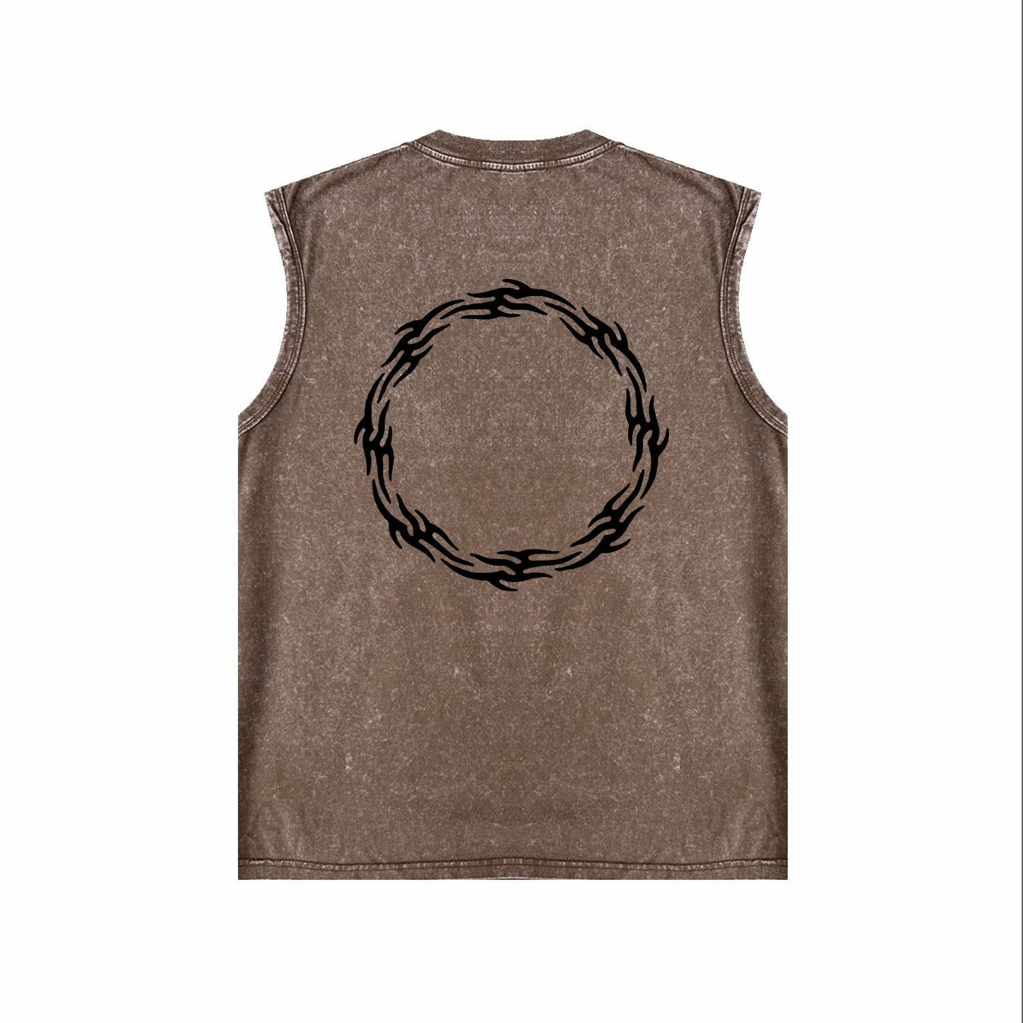 Purple Brand Distressed Tank T Shirts Distressed Sleeveless T-shirt Vest
