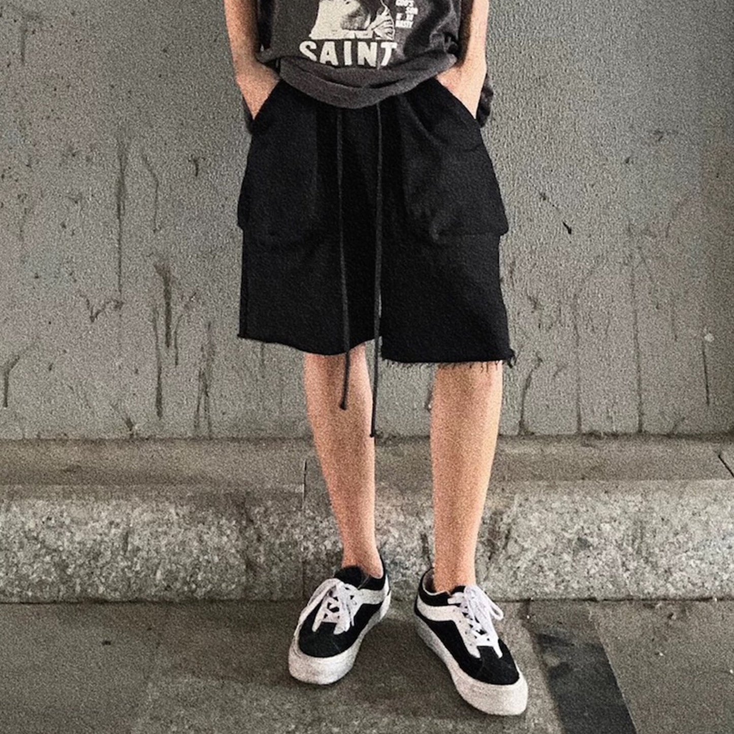 MIJKO Mens Shorts 3D Pocket Unisex Shorts