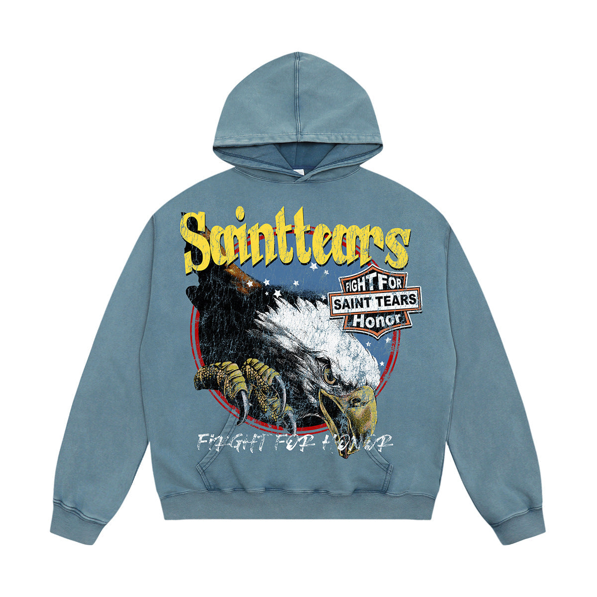 Unisex Hoodies Saint Michael Old Loose Sweater