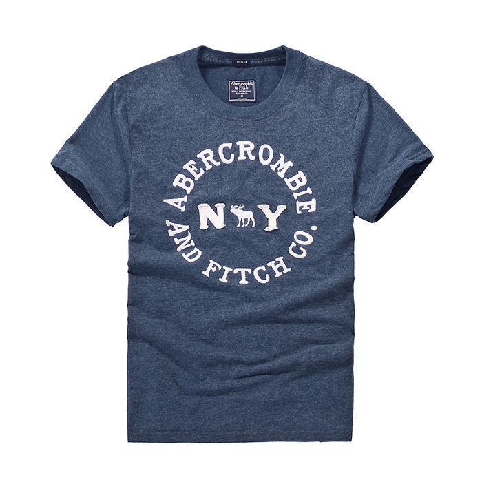 New Women's Short Sleeved T-shirt with Letters on The Deer S