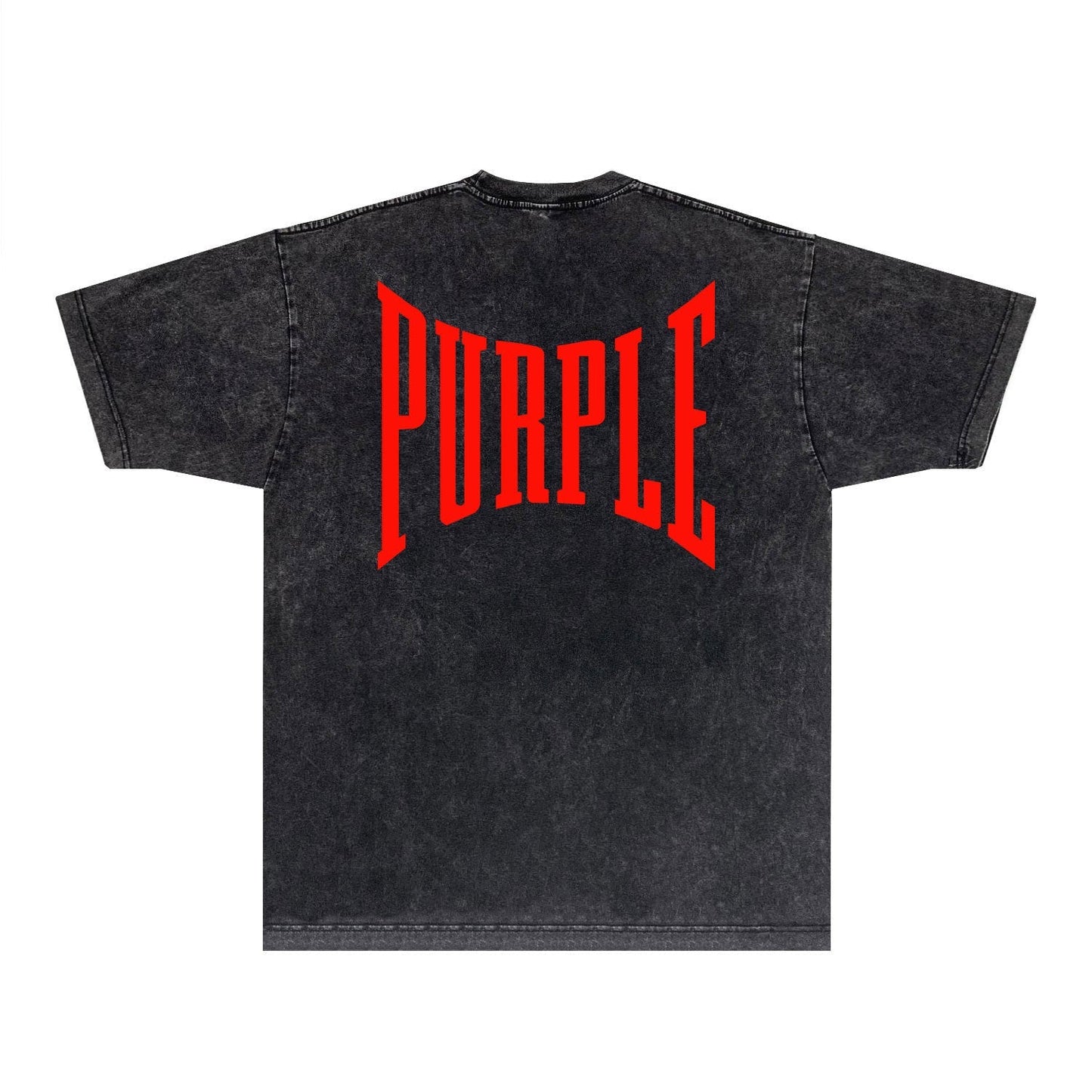 Purple Brand Distressed T Shirts Short Sleeve