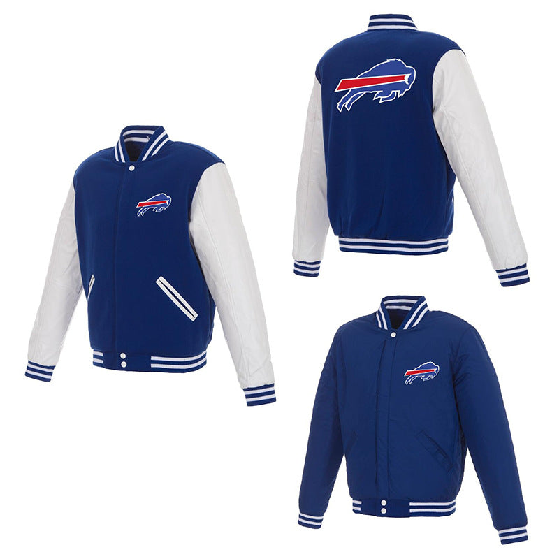 MLB Hoodie Men's Jacket Double-sided Baseball Uniform