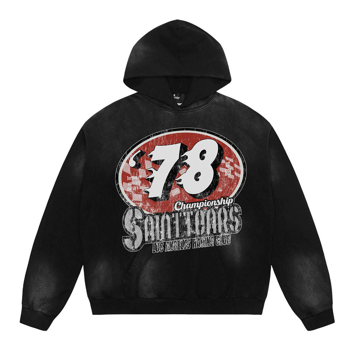 Unisex Hoodies Saint Michael Old Loose Hoodie
