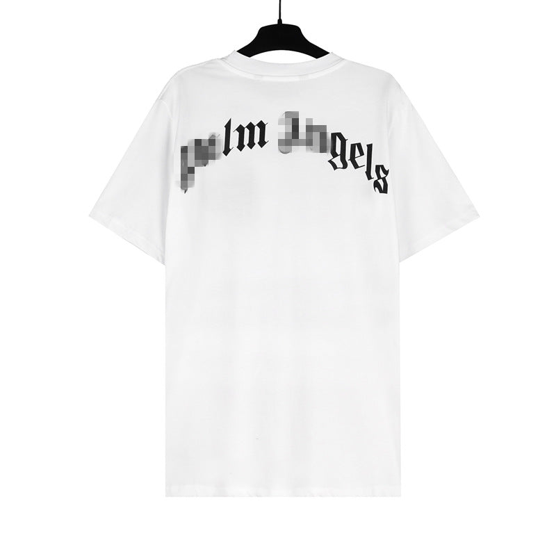 Palm Angle T Shirts Leopard Banana Pattern Loose