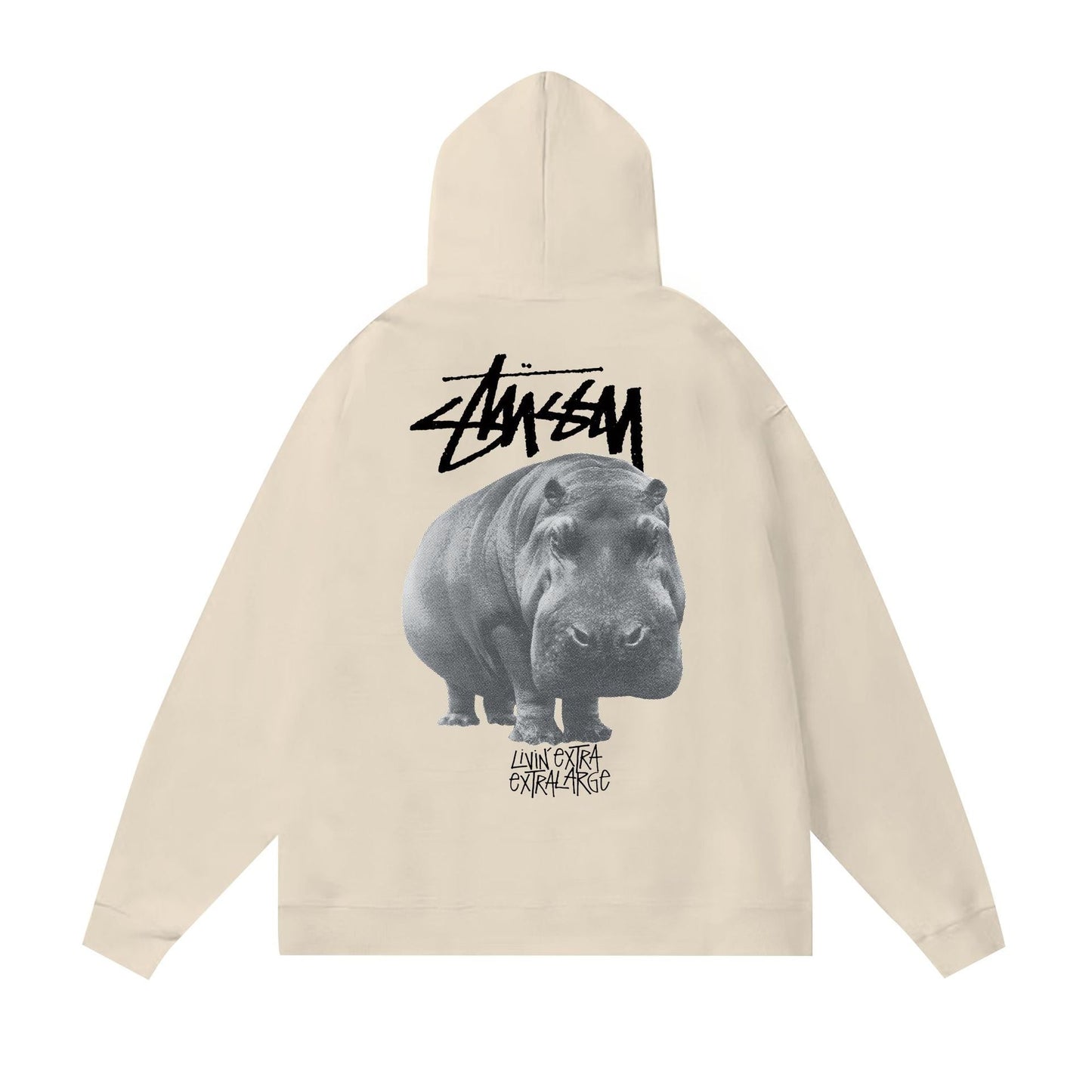 Stussy Hoodie Fall/Winter Fleece Hooded Sweater