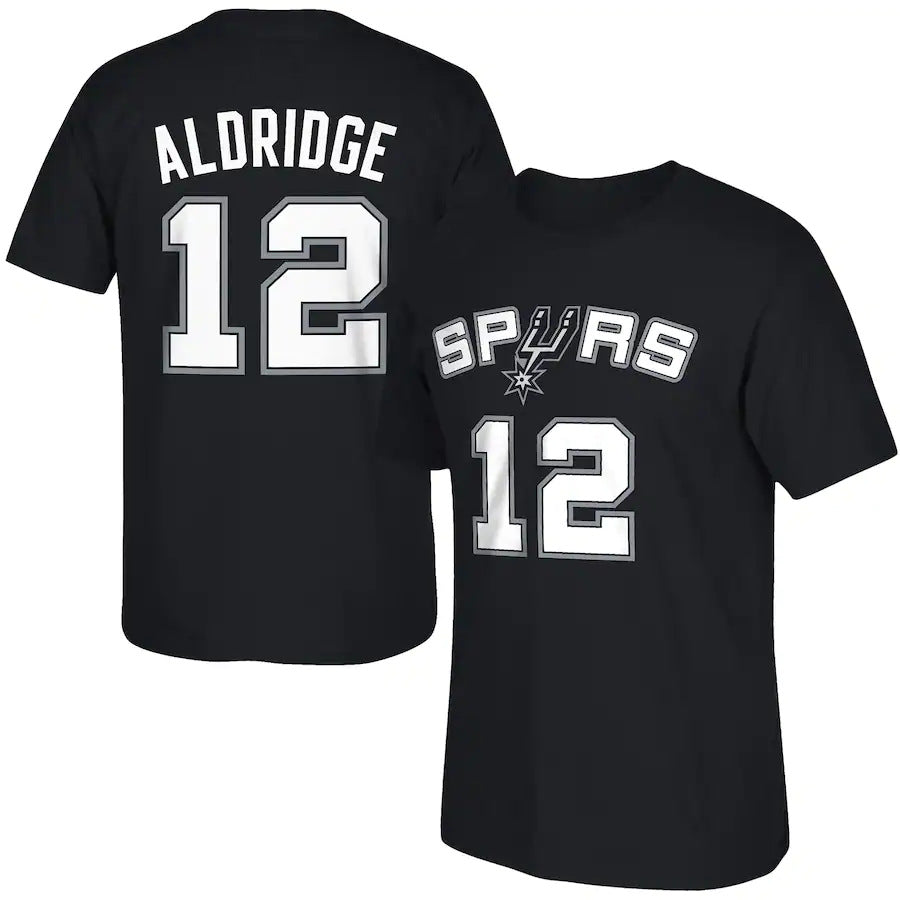 NBA T-Shirts Outdoor Sports T-Shirt Men's NBA Spurs Basketball Jacket Short Sleeve