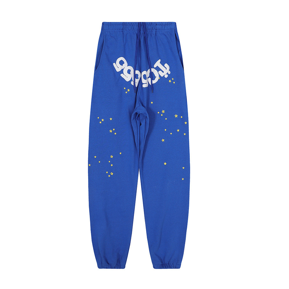 Sp5der Hoodie & Sweatpants 2 Piece Set Spider Web Leisure Sports