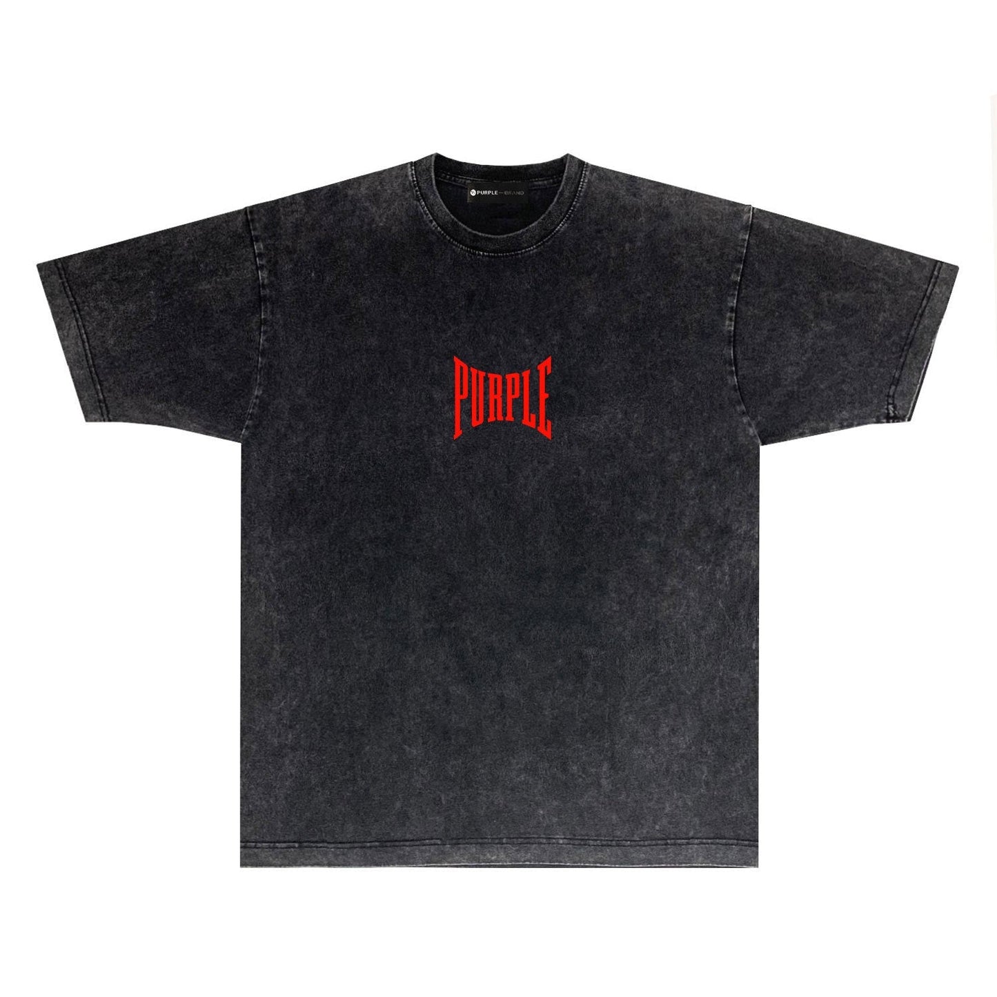 Purple Brand Distressed T Shirts Short Sleeve