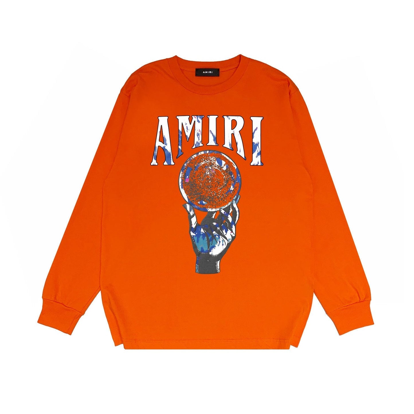 Amiri Long-Sleeve Shirt Personality Printing Stylish Casual