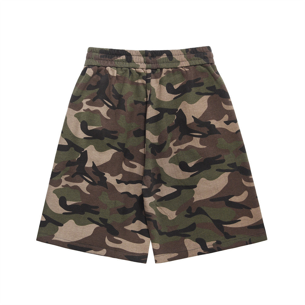 Men Shorts Camouflage Casual Shorts Summer Loose