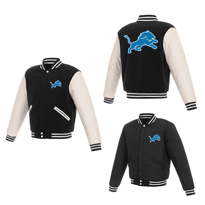 MLB Hoodie Men's Jacket Double-sided Baseball Uniform