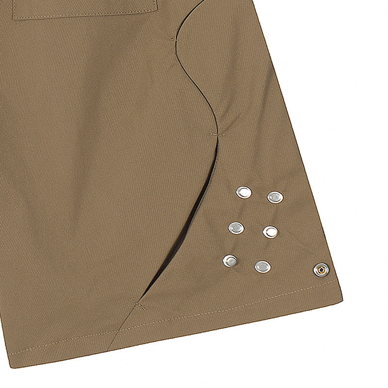 Men Shorts Workwear Shorts Summer Loose Stitching