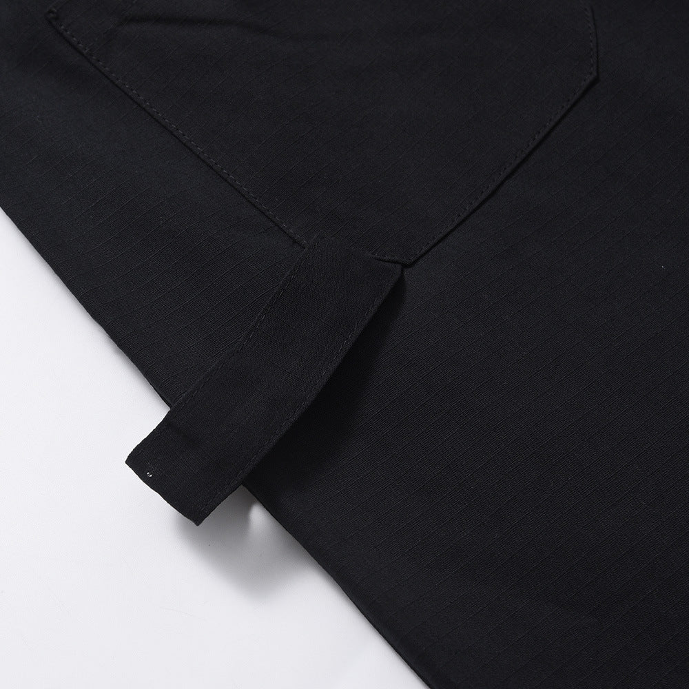 Men Shorts Multi-Pocket Workwear Loose Casual Summer Breathable