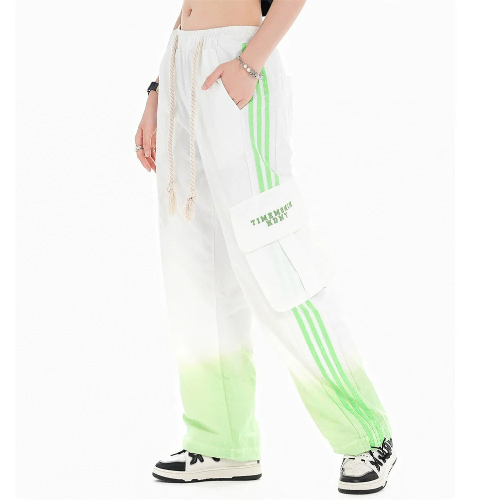 Men Sweatpants Casual Pants Men Straight-Leg Trousers Spring/Summer Workwear with Pocket Elastic Waist Baggy Pants