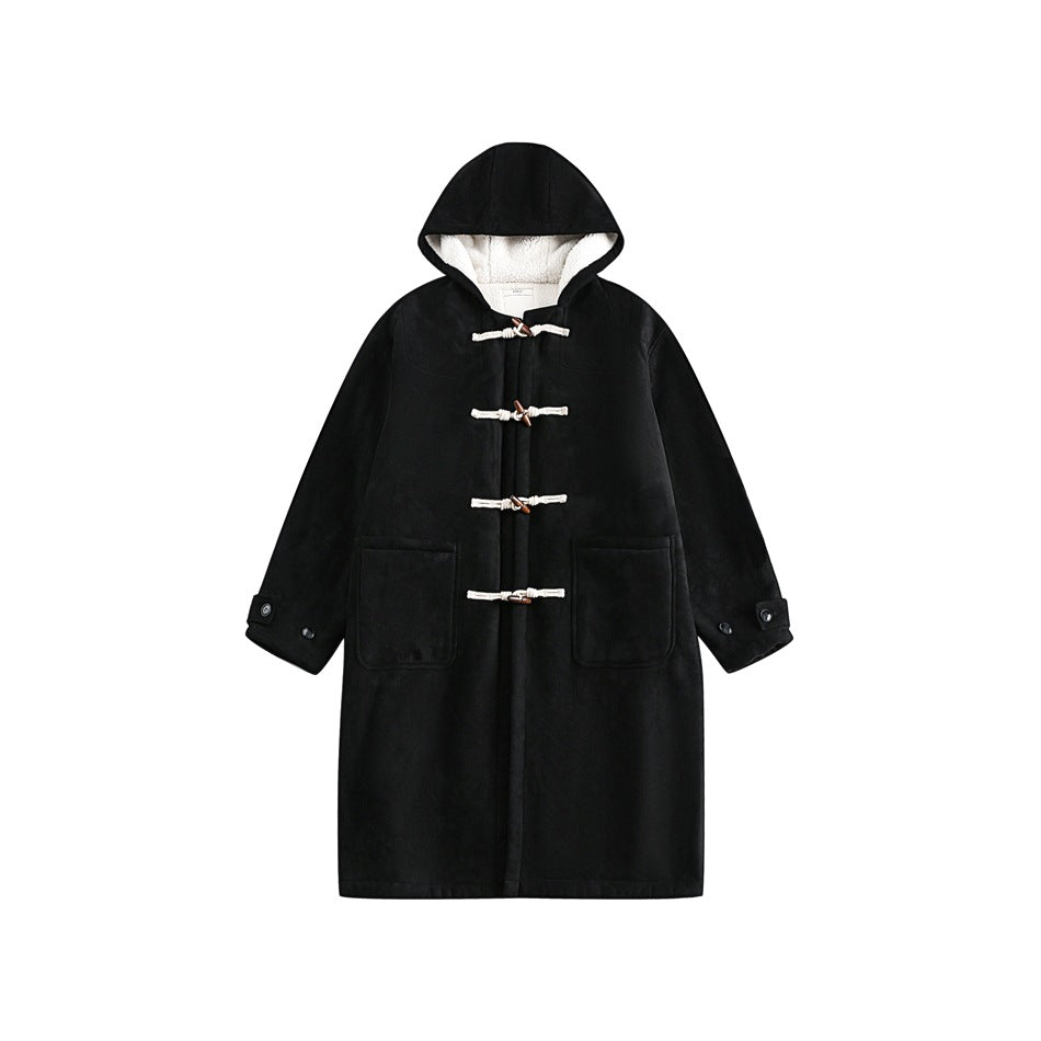 Unisex Coat Loose Winter Lamb Wool Anorak