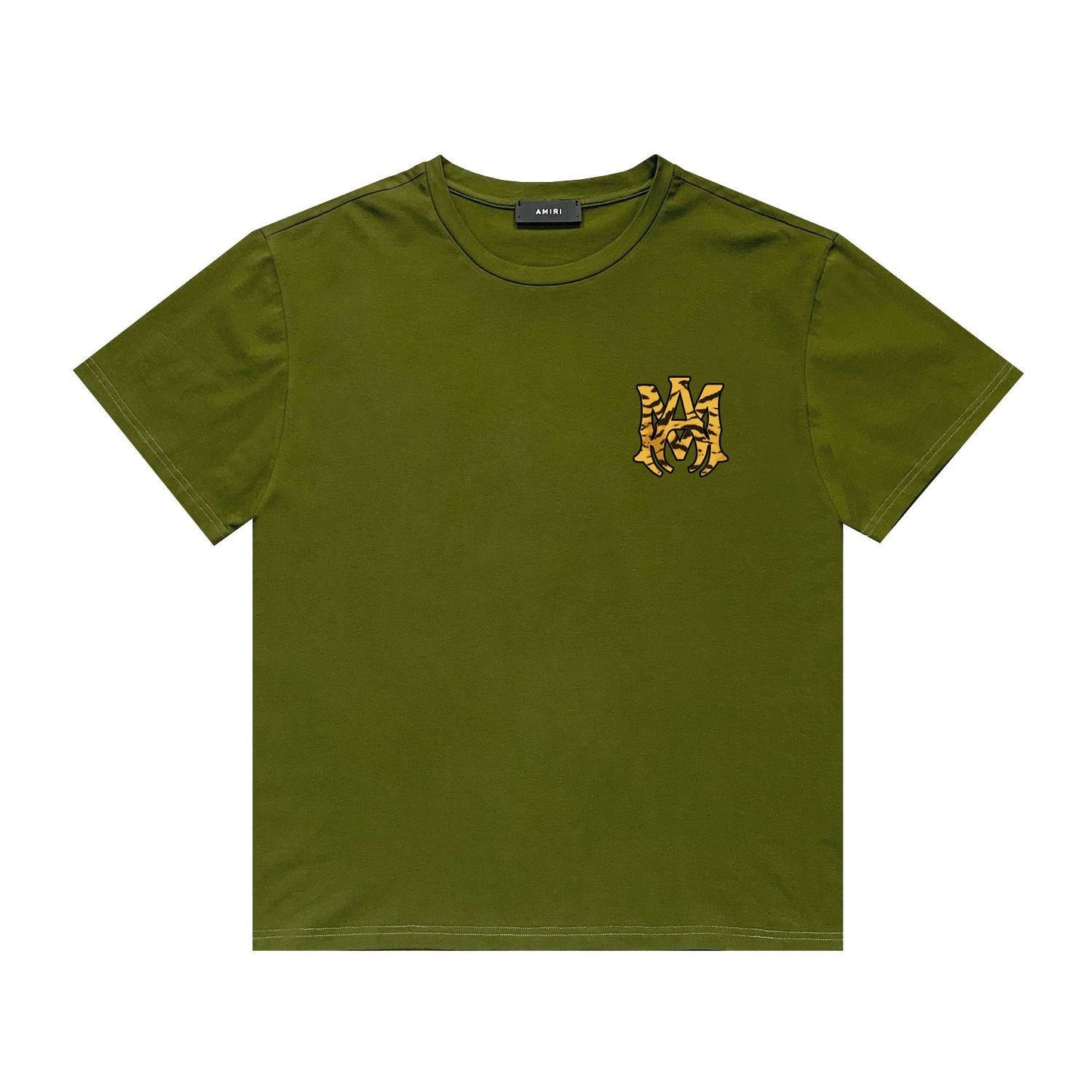 Amiri T Shirt Letter Print Casual Hip Hop Short Sleeve T-shirt