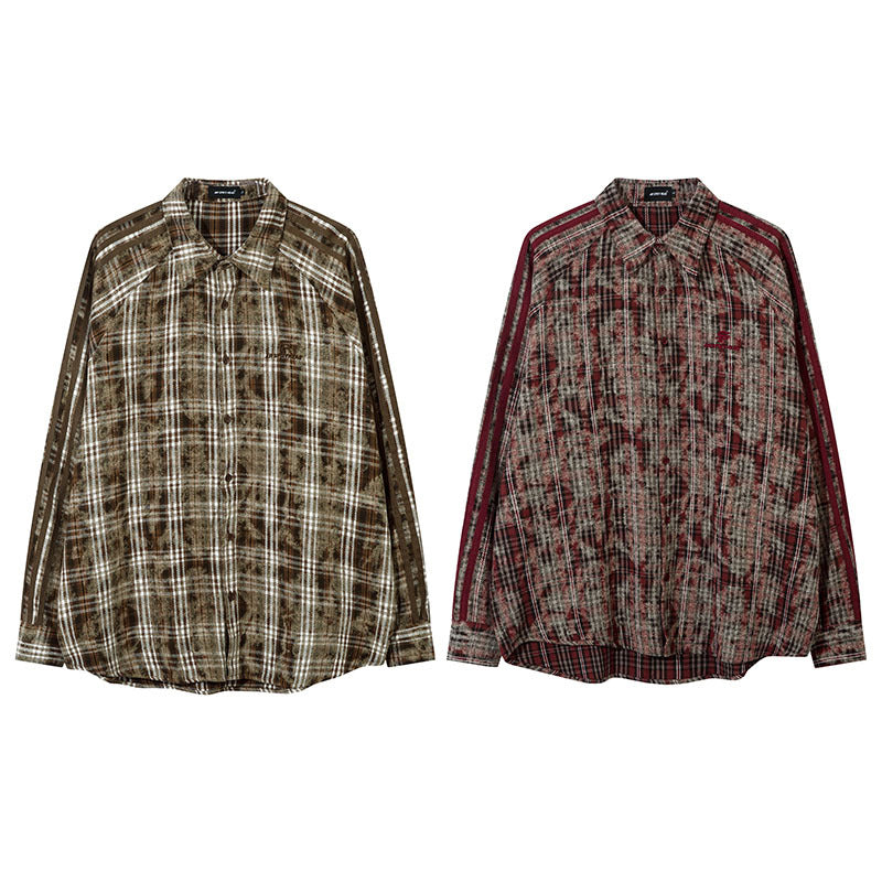 Unisex Vintage Shirt Men's Jacket