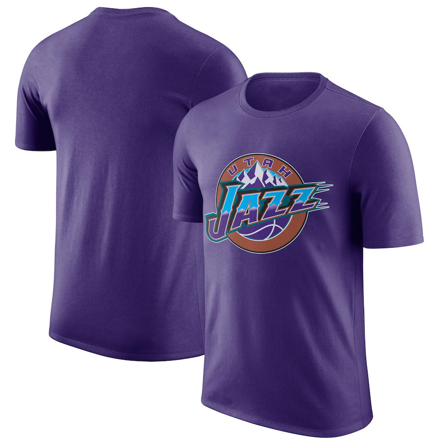 NBA T-Shirts NBA Jersey T-Shirt Jazz Basketball Jacket Short Sleeve Loose