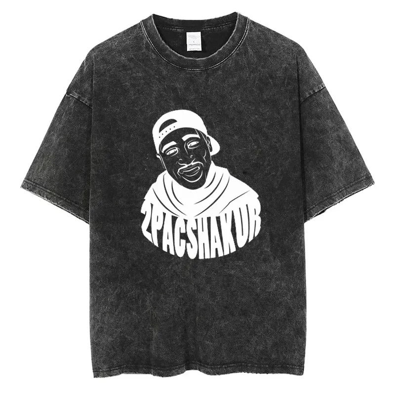 T-shirts Quality Cotton Vintage T shirt Y2K Haraju