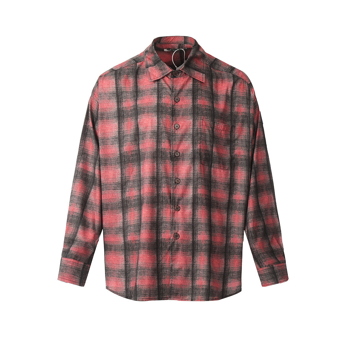 Unisex Shirts Our Legacy Rose Checked Casual Loose Shirt