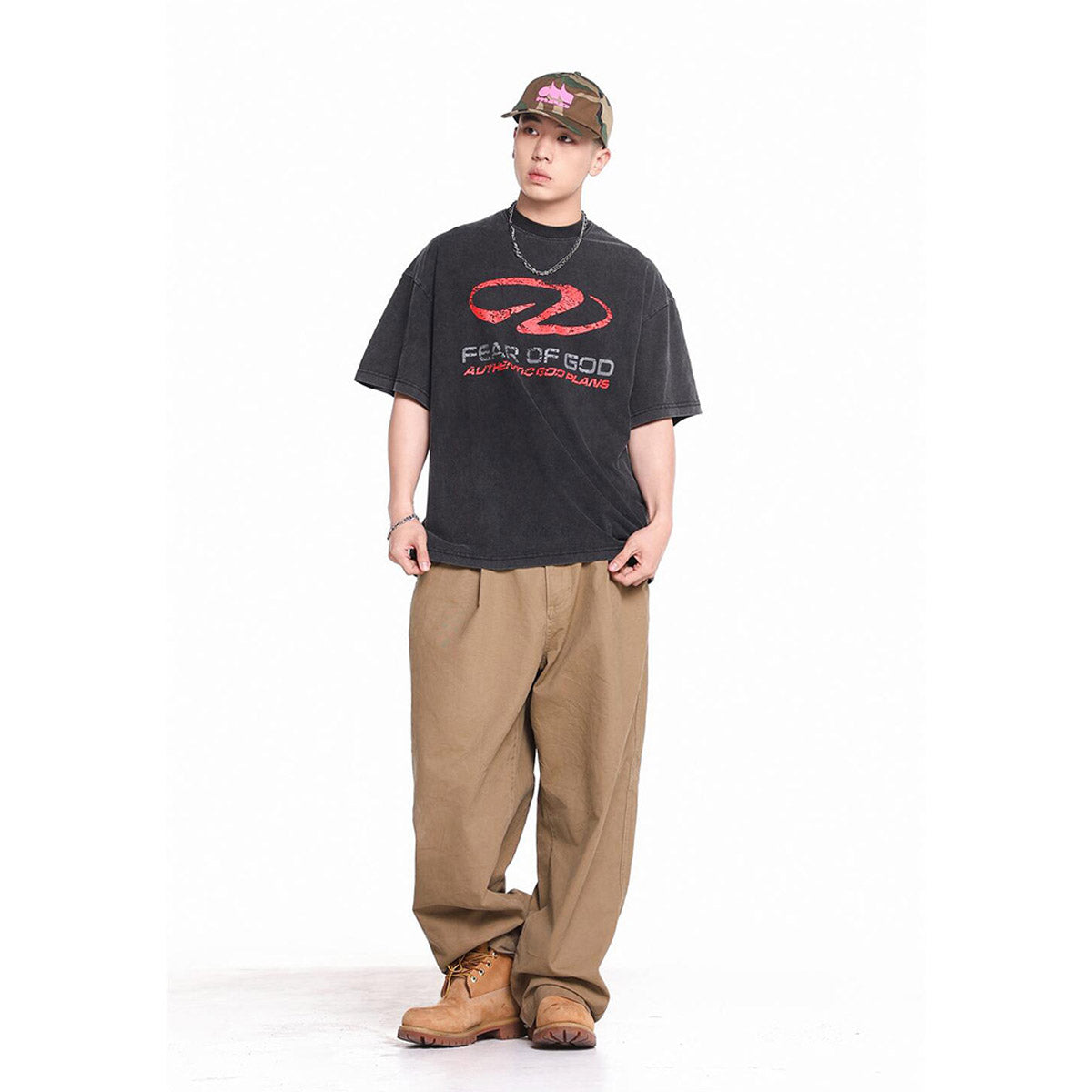 Unisex T-Shirts FOG Old Logo Loose T-Shirts