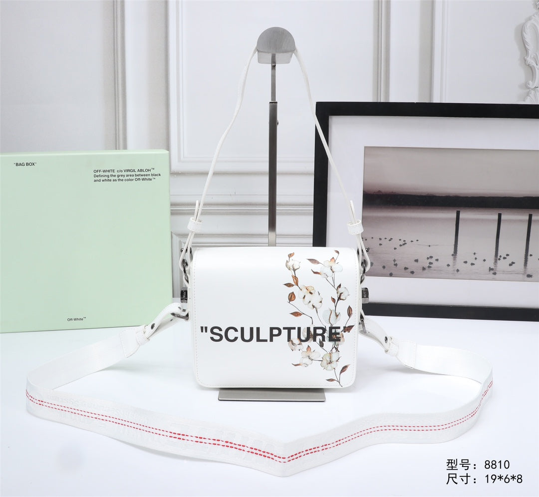 Off White Bag Casual Outdoor Convenient Tote Bag