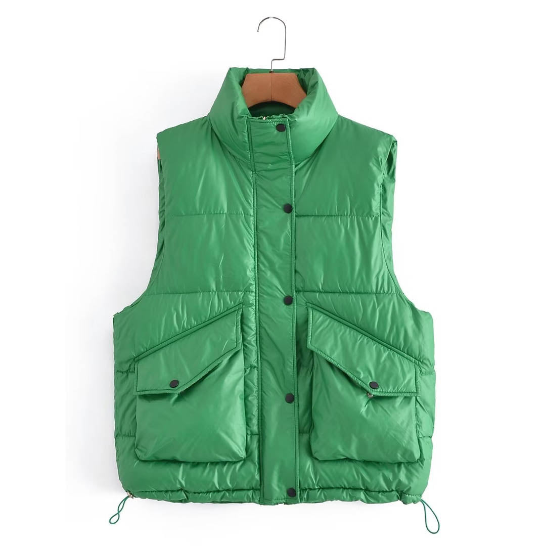 Women Cotton Coat Fashion Casual Versatile Vest