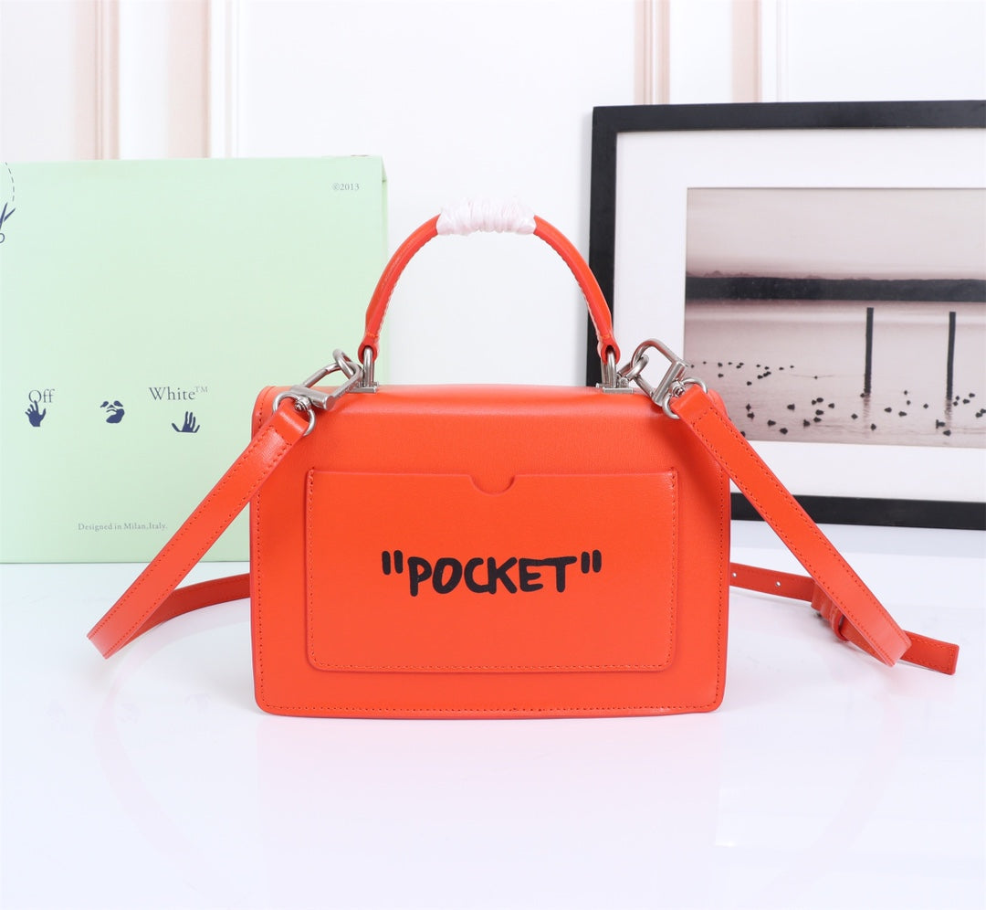 Off White Bag Casual Outdoor Convenient Tote Bag