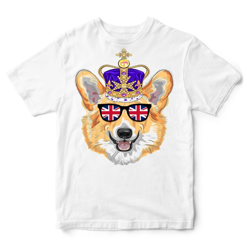 Inspired by Queen's Platinum Jubilee 2022 Elizabeth 70 Years T-shirt Pattern Cartoon Printed Short Sleeve T-shirt