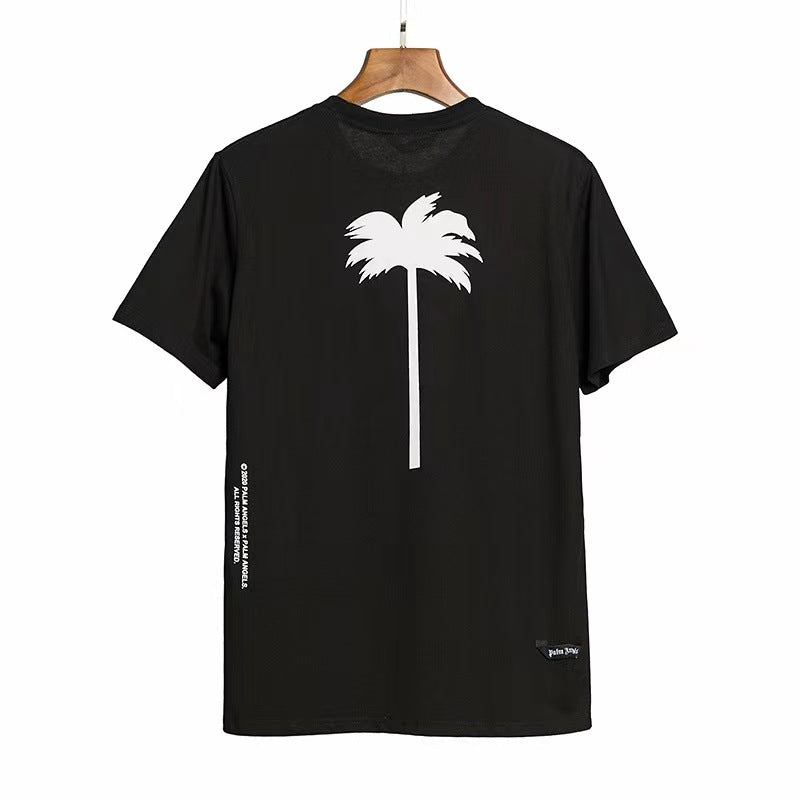 Palm Angels T Shirts Short Sleeve Printed Men And Women Loose Casual