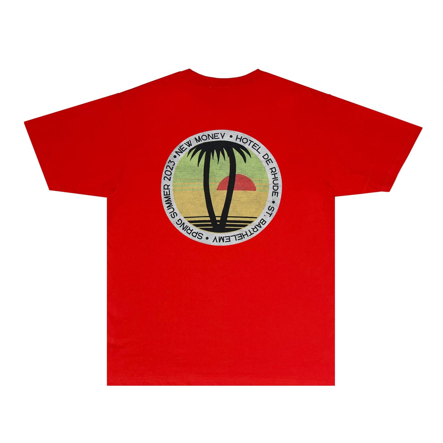 Rhude T Shirts Printed Trendy Pure Cotton